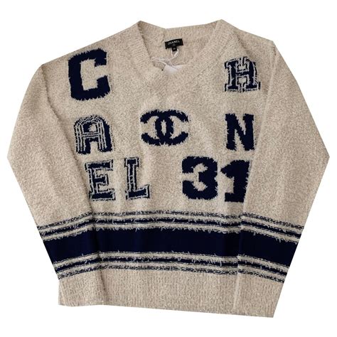 chanel beige sweater|chanel clothing for women.